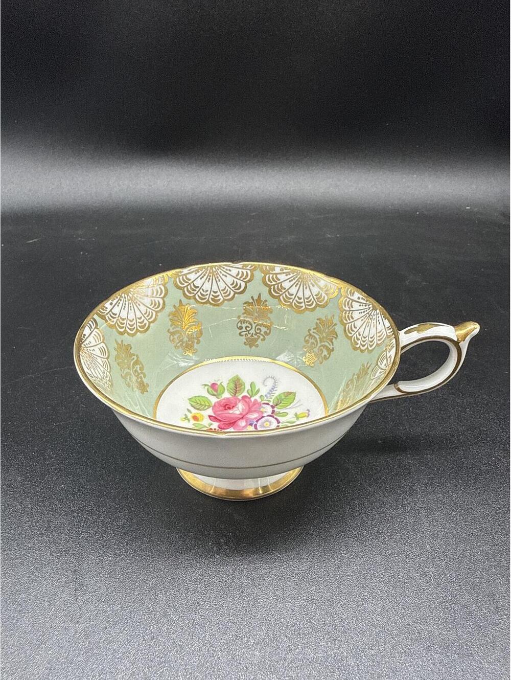 PARAGON bone chine Cup floral sage green